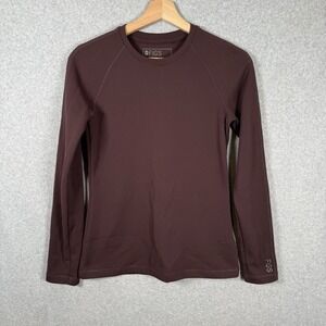 Figs Technical Waffle Print Womens XS Brown Seamless